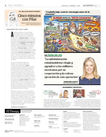 Edición impresa, hoja 2