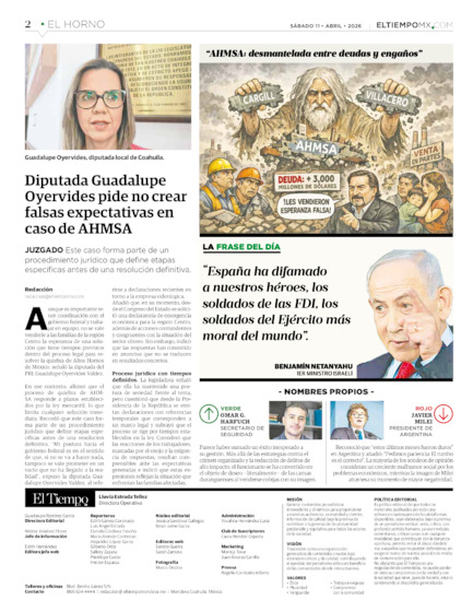 Edición impresa, hoja 2