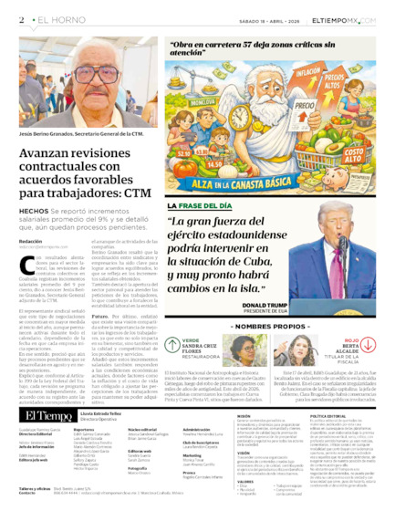 Edición impresa, hoja 2