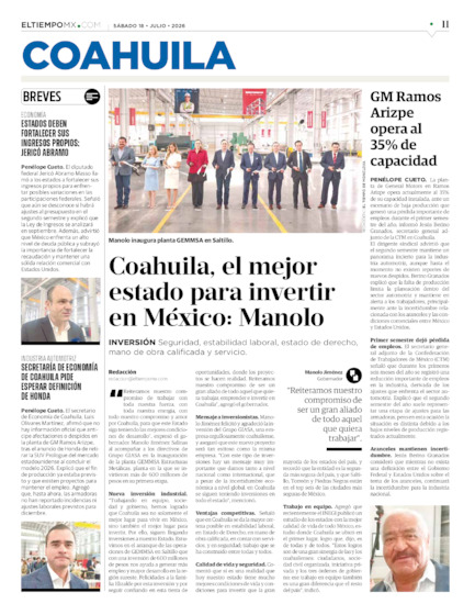 Edición impresa, hoja 11