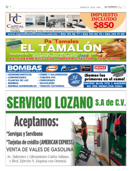 Edición impresa, hoja 12