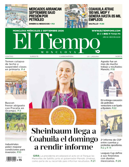 Edición impresa, hoja 1