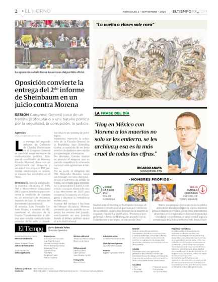 Edición impresa, hoja 2